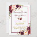 Search for marsala rehearsal dinner invitations Rustic