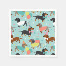 Search for dachshund napkins Doxie