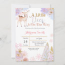 Search for little deer invitations Gold