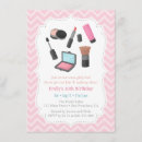 Search for makeover party invitations Lipstick