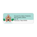 Search for house return address labels Festive