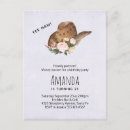 Search for pink and brown invitations Wild west