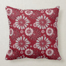 Search for grey and burgundy cushions Red