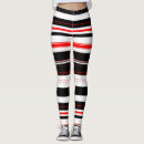 Search for red and white striped leggings Horizontal