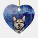 Search for alaskan husky christmas tree decorations Puppy