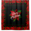 Search for merry christmas shower curtains Red