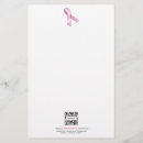 Search for breast cancer awareness stationery paper Health