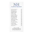 Search for rack cards Elegant