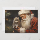 Search for vintage cat christmas cards Cute kitten