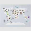 Search for world map tissue paper Geography