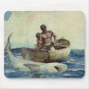 Search for catching fishes mousepads Sea