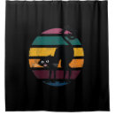 Search for black cat halloween shower curtains Kitty