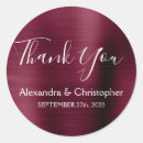 Search for bridal shower favors stickers Burgundy