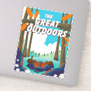 Search for forest fires stickers Camping