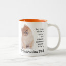 Search for pomeranian dad mugs Father