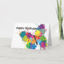 Search for paint splashes cards Watercolor