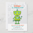 Search for robot birthday invitations Kids