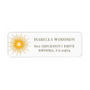 Search for sun return address labels Rays