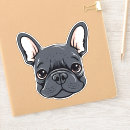 Search for french bulldog face stickers Puppy