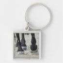 Search for animal body part key rings Front view
