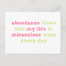Search for abundant postcards Affirmation