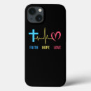 Search for faith hope love iphone cases Jesus