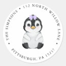 Search for cute penguin return address labels Shower
