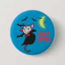 Search for halloween cat badges Kitty