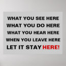 Search for quiet posters Shut up