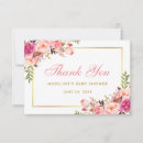 Search for thank you baby shower invitations Pink