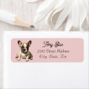 Search for dog lover return address labels French bulldog