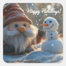 Search for winter gnome stickers Fantasy