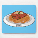 Search for spaghetti mousepads Italian