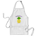 Search for pineapple illustration aprons Funny