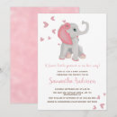 Search for floral elephant baby shower invitations Simple