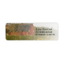 Search for red barn return address labels Country