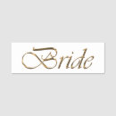 Search for party name tags Bride