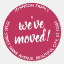 Search for change of address stickers Moving