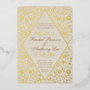 Search for foil engagement party invitations Botanical