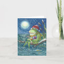 Search for frog christmas cards Santa