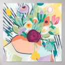 Search for bright flowers posters Maximalism