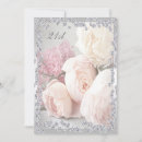 Search for romantic roses and diamonds invitations For her