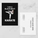 Search for karate business cards Academy