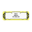Search for art nouveau return address labels Floral