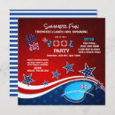 Search for pool 4th of july invitations Stars