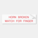 Search for broken bumper stickers Rude