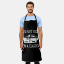 Search for classic car aprons Humour