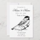 Search for chickadees invitations For her