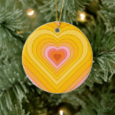 Search for psychedelic christmas tree decorations Heart