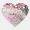 Search for pink cherry blossom wedding stickers White